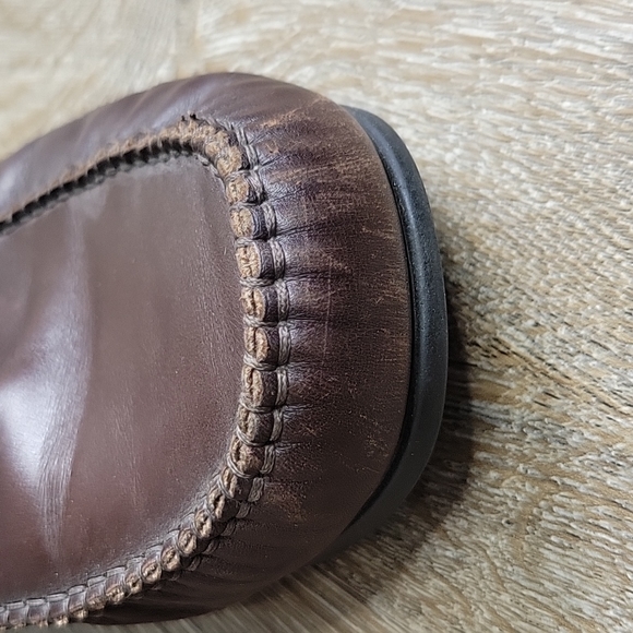 Salvatore Ferragamo Gancini Men\'s 10 Brown Leather Loafers main image 11